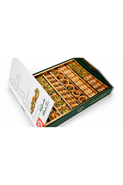 AL SULTAN Sweets Sugar Free Mixed Baklava 400 g - 6 Varieties - Pistachio & Cashew Filled Arabic Sweets in Gift Box - Traditional Middle Eastern Baklawa for Eid, Ramadan & Celebrations