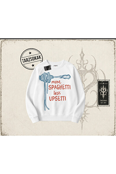 Tarzsokak Unisex majica sa širokim izrezom, više spageti, unisex, bela