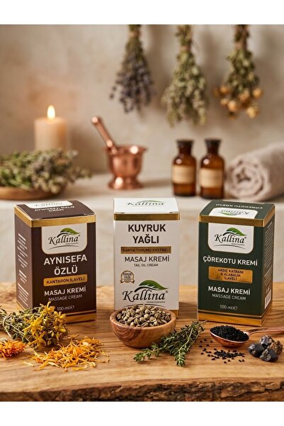 Kallina مجموعة كريمات من 3 قطع