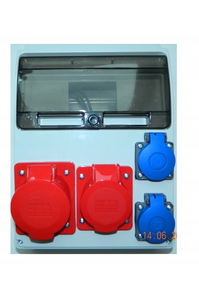 F-ELEKTRO Tablou de distribuție LAGO 11M 16A 5 poli, 32A 5 poli, 2x230V 11 mo...