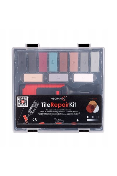 MECHANIC Kit de reparații plăci ceramice Distar Tilerepairkit Fier de lipit +...