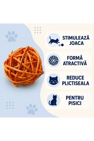 FOXMAG24 Minge împletită pentru pisici, maro