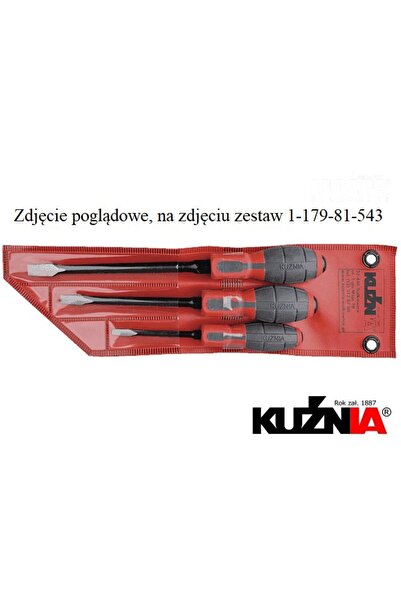 KUŹNIA Set de șurubelnițe pentru instalatori, 3 piese CRUCIAL