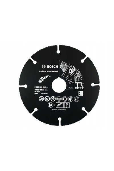 Bosch Disc universal cu roți multiple din carbură 125mm/1.0mm