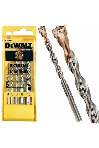 NO BRAND Set de burghie DEWALT EXTREME pentru beton, zidărie, cărămidă, 5 buc...