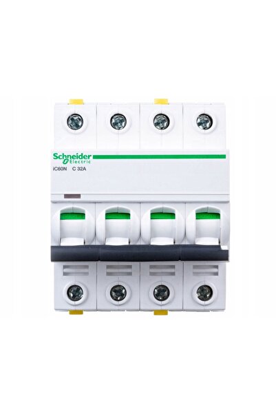 Schneider Electric Disjunctor AC 4P C32A 6kA iC60N-C32-4