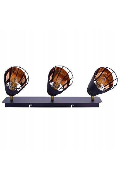 Milagro Lampă de tavan reflector Rick 3xe14 negru