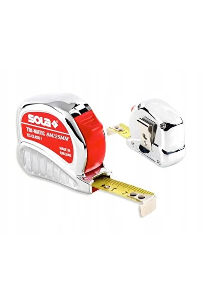 SOLA Ruletă retractabilă 8m / 25mm TRI-MATIC 8