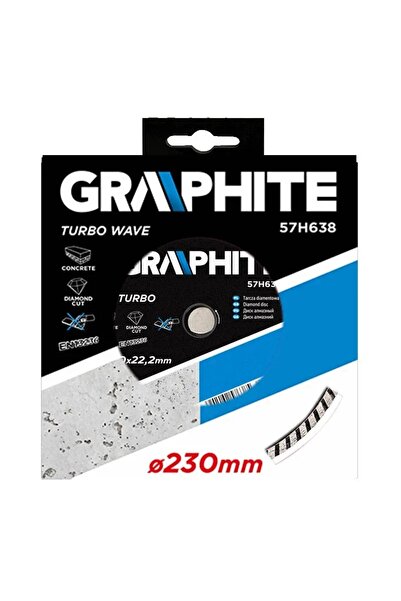 graphite Disc diamantat turbo 230x22.2mm 57H638