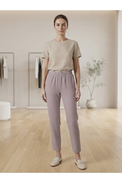 S7V7N EXCLUSIVE Comfortable Fit Lycra Pants with Elastic Waist