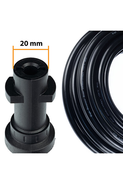 Rosfix Furtun de curățare de 40M pentru Karcher K2 K3 K4 K5 K6 K7, conector b...