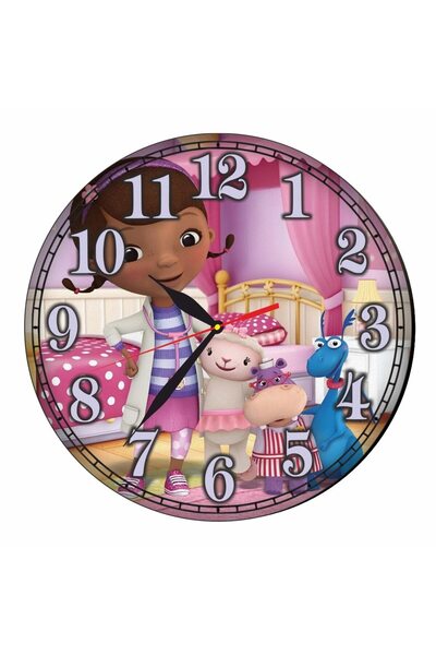 OEM Ceas Disney, Doc McStuffins, Lemn, 40 cm, CSDUV012