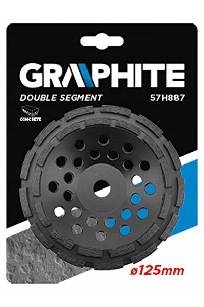 graphite Disc abraziv diamantat cu segment dublu 125x22.2