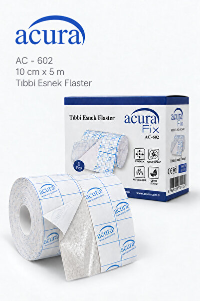Acura AC-602 10cm x 5m Tıbbi Esnek Flaster