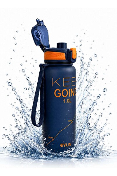 Generic 1000ml BPA Free EYUN Water Bottle with Water Level Scale, Leak Proof ...