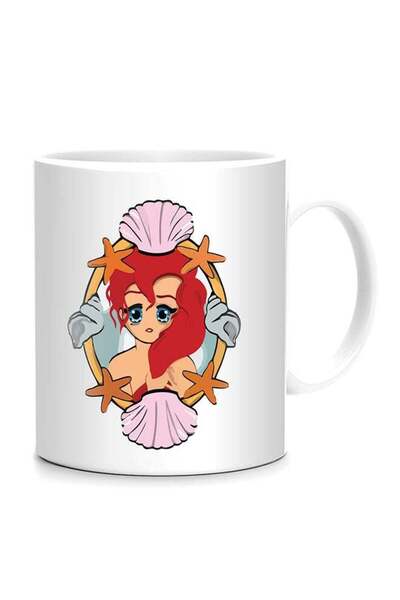 Generic Manga Mermaid Printed Mug White