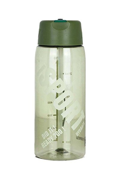 Generic Water Bottle With Grab String 800 ML - Green