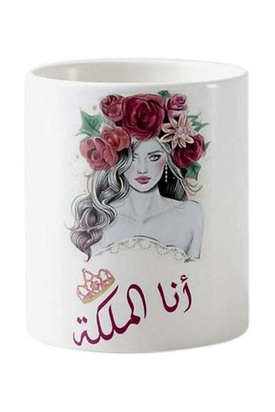 Generic I'm The Queen Mug White/Red