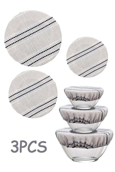 Generic 3 Pcs Reusable Linen Cotton Bread Proofing Bowl Covers, 23/25.5/33cm ...