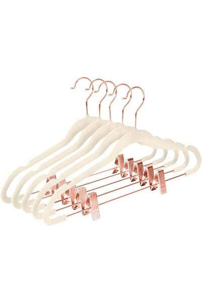 Generic MIZGI Premium Velvet Pants Hangers with Clips Slim Skirt Hangers- Non...