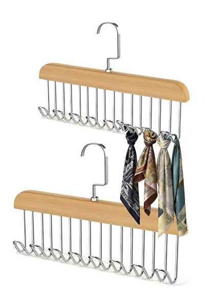 Generic 2Pcs Belt Hanger for Closet, Belt Hanger for Wardrobe, Wooden Belt Or...