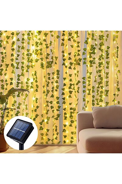 Generic Brand Ghirlandă luminoasă solară de 12M cu 100 LED-uri, 8 moduri, lum...