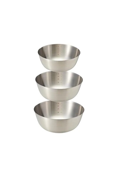 Generic Stainless Steel Mixing Bowls-3 Packs Thicker Stainless Steel Mixing B...