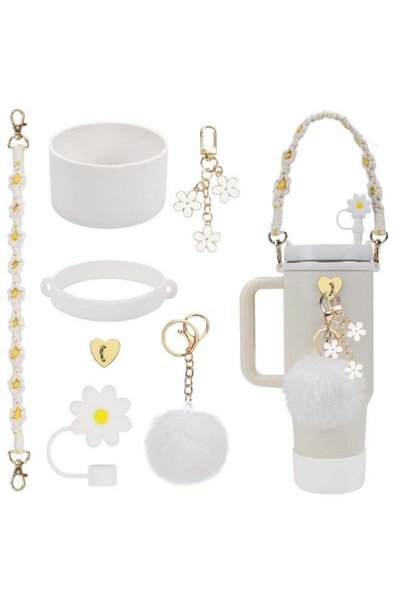 Generic Accessories Set for Stanley Cup, Water Bottle Silicone Boot, Straw Li...