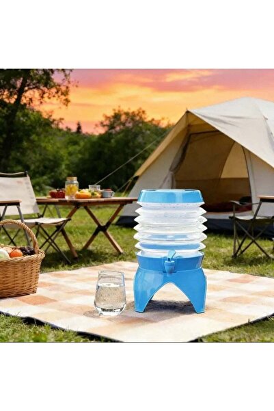 Generic Outdoor Foldable 9.5L Water Bucket with Retractable Faucet – Portable...