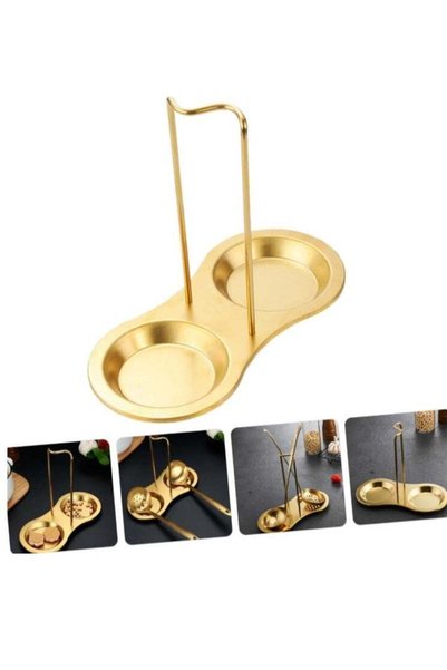 Generic Stainless Steel Spoon Rest for Kitchen Utensils Ladle Holder for Stov...