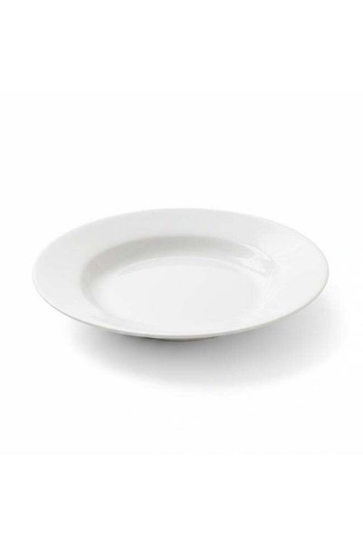 Generic Luminarc White Ceramic Soup Plate 22cm Elegant Round Serving Plates f...