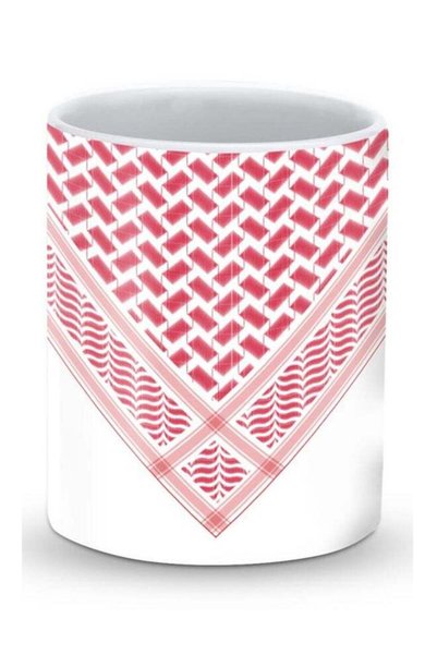 Generic Premium Victory Shemag Designer Mug Red/White