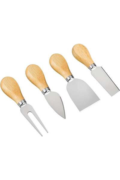 Generic Cheese Knives - 4 Pieces Set Cheese Knife - Stainless Steel Cheese Sl...
