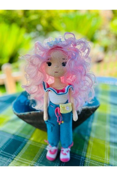 Masal El Yapımı Amigurumi Bebek-Özel Tasarım Örgü Bebek Oyuncak
