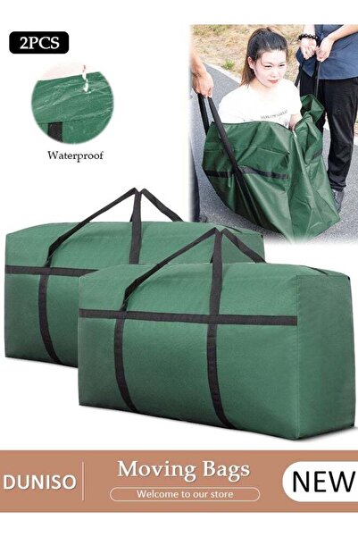 Generic 2-Piece Heavy-Duty Storage Bags With Zippers, Extra Large Durable Clo...