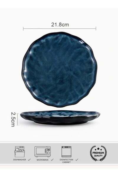 Generic Japanese Style Ceramic Dinner Plate, Premium Porcelain Plate 9 inch, ...