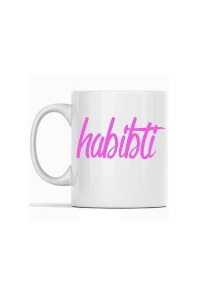 Generic "Habibti Coffee Mug: A Heartfelt Expression of Love and Affection"
