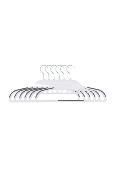 Generic Royalford 5-Piece Plastic Clothes Hanger Set | Trendy, Anti-Skid, 42 ...