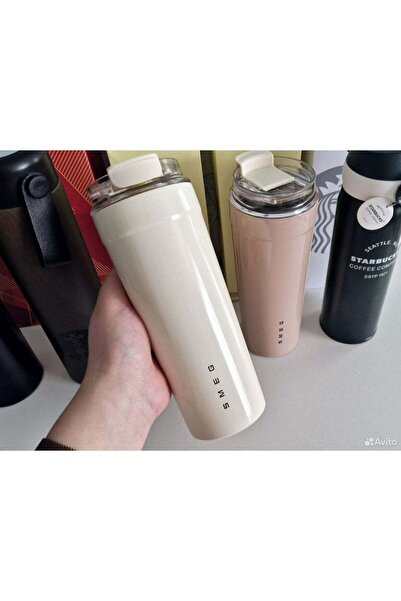 Generic Smeg Travel Coffee Mug, 550ml Insulated Beverage Cup With Leakproof L...