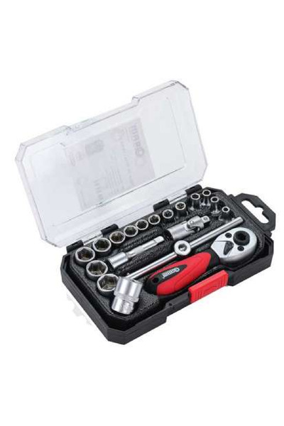 ARMProfessional Arm Professional 19 Piece 1/4 Inch Socket Set