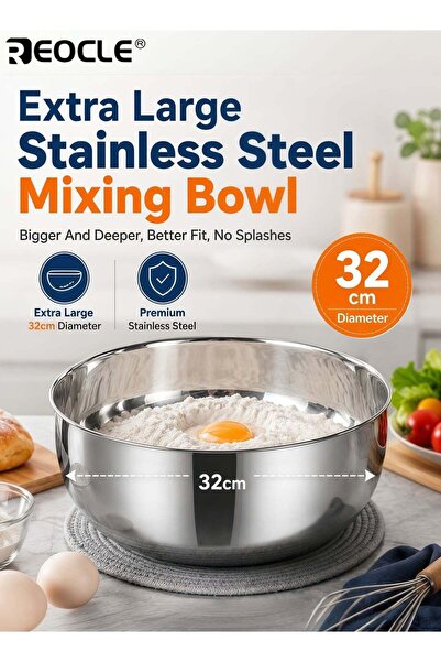 Generic Stainless Steel Deep Vegetable Washing Basin Extra Large Capacity Kit...