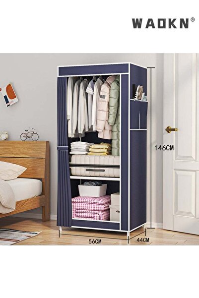 Generic Portable Closet Wardrobe, Freestanding Clothes Organizer with Hanging...