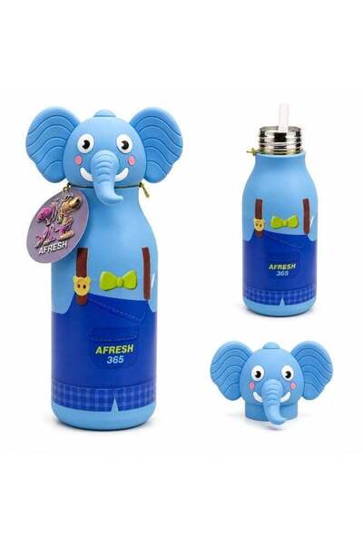 Generic Twisoo Kids Water Bottle 450ml, Stainless Steel Insulated Bottle, 12–...