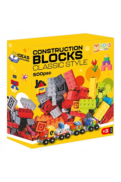 Evi Set de 500 de piese de blocuri de construcție CLASICE, jucării educative ...