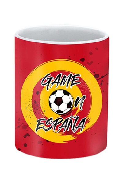 Generic España (Spain) Printed Ceramic Mug Red