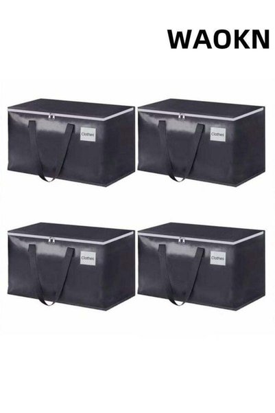 Generic 93L heavy-duty mobile bag with zipper and large capacity, packing bag...