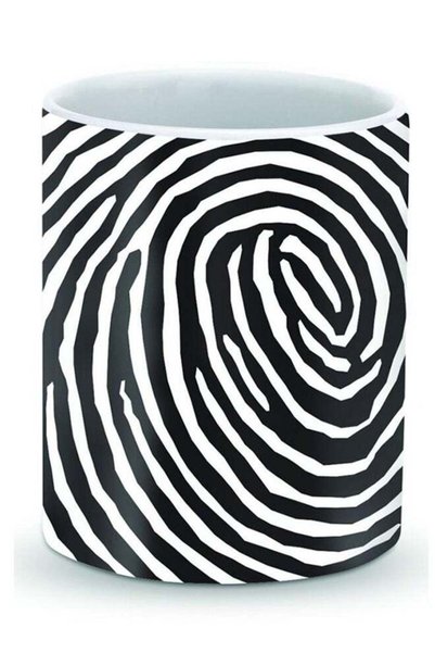 Generic Premium Finger Prints Designer Mug Multicolour