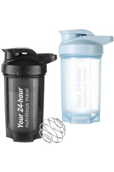 Generic EYSOO Protein Shaker Bottle 2 Pack 500ml / 17oz Shaker Bottle for Pro...