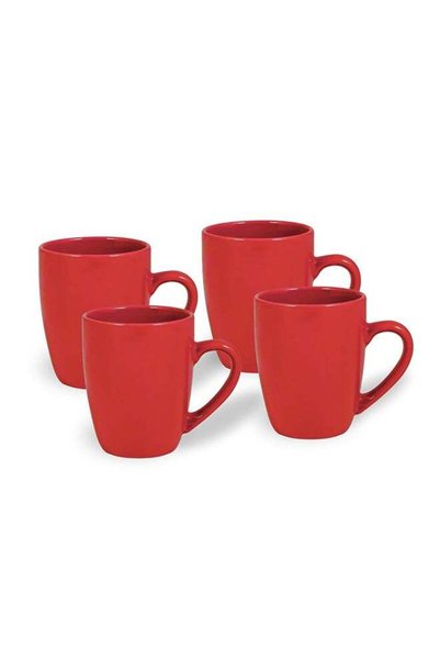 Generic Feelings Stoneware Mug Set of 4, 360ml Each – Premium Durable Ceramic...