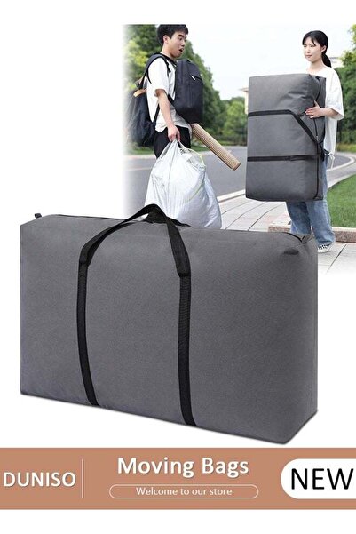 Generic 105L Collapsible Moving Bags, Organizing Bags with Zippers and Handle...